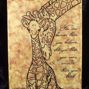 Giraffe Canvas Art