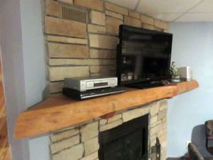 Read more about the article Live Edge Fireplace Mantel
