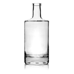 Etched Infinity Bottle – 750ml Jersey Glass w/ Wood Cork